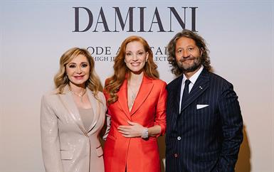 A New Star in Town: جيسيكا تشاستين تشارك في افتتاح متجر Damiani